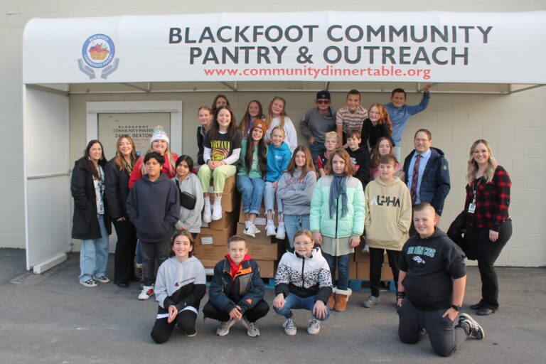 Blackfoot 6th Grade “Coins for Turkeys” Fundraiser